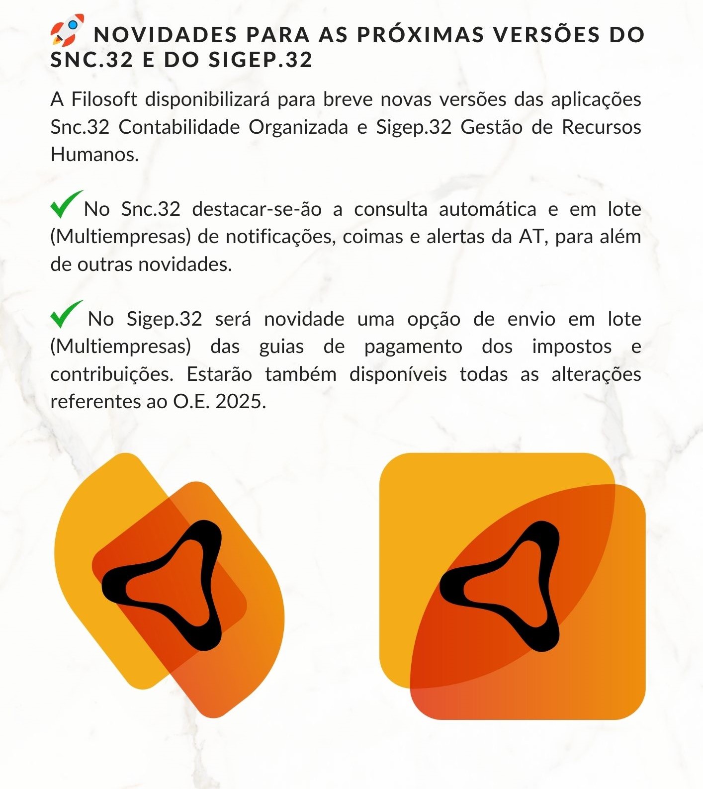 Snc e sigep novidades